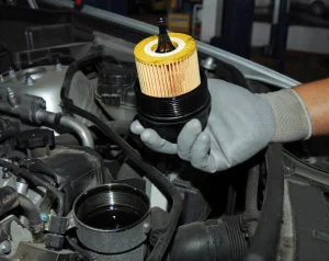 Engine oil and filter